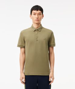 Lacoste Polos-Mens Regular Fit Paris Stretch Piqué Polo-PH5522-51-lacoste near me