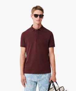 Lacoste Polos-Mens Regular Fit Paris Stretch Piqué Polo-PH5522-51-lacoste factory outlet