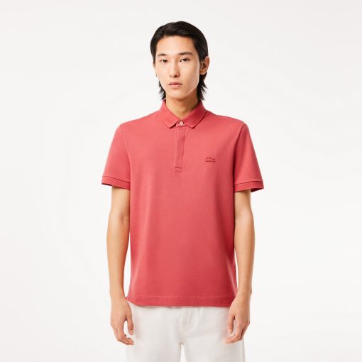 Lacoste Mens Regular Fit Paris Stretch Piqué Polo-PH5522-51-la coste