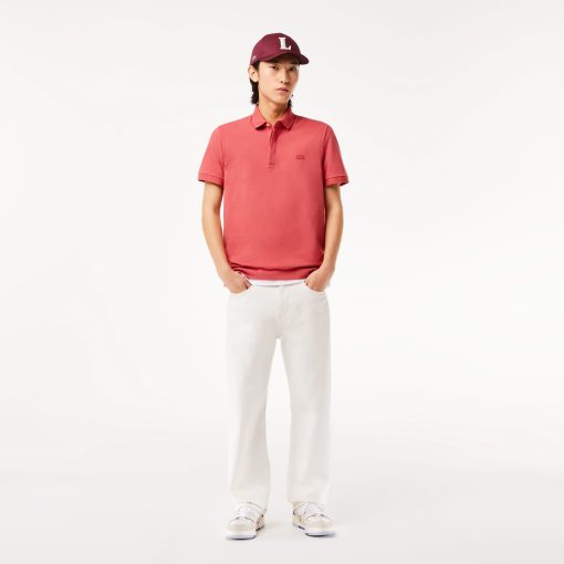 Lacoste Mens Regular Fit Paris Stretch Piqué Polo-PH5522-51-la coste - Image 2