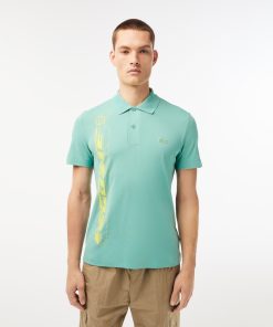 Lacoste Polos-Mens Signature 3D Lacoste Movement Polo-PH5526-51-la coste