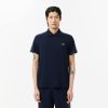 Lacoste Polos-Striped Piqué Collar Polo – Plus Size – Tall-PH6702-51-lacoste france 3