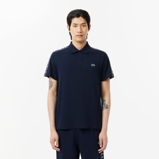 Lacoste Polos-Mens Regular Fit Stretch Mini Piqué Polo-PH7398-51-la coste