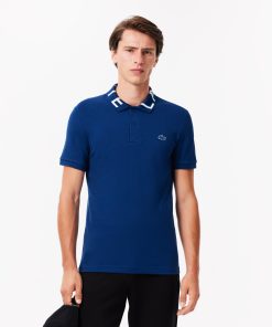 Lacoste Polos-Mens Slim Fit Lacoste Movement Piqué Polo-PH7495-51-la coste