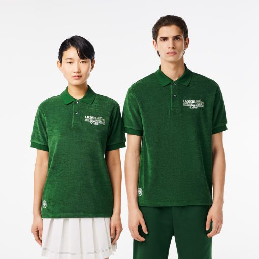 Lacoste Polos-Unisex Relaxed Fit Roland-Garros Edition Terry Polo-PH7849-51-lacoste usa