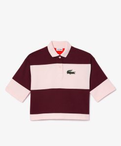 Lacoste Baby & Kids-Kids Heavy Cotton Jersey Striped Polo-PJ1155-51-locoste