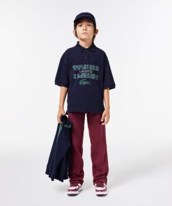 Lacoste Polos-Kids Cotton Piqué Print Polo-PJ1267-51-lacost 2