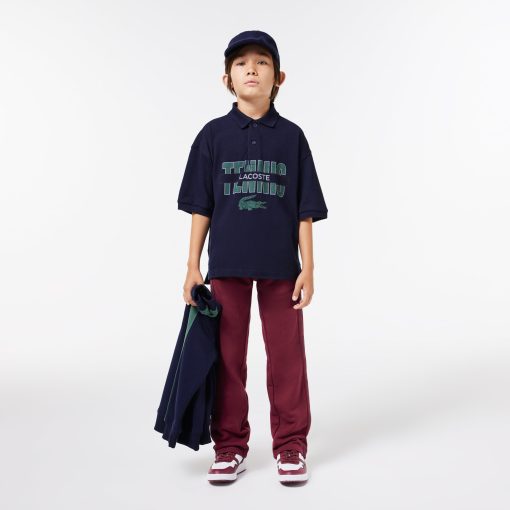 Lacoste Polos-Kids Cotton Piqué Print Polo-PJ1267-51-lacost - Image 2