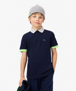 Lacoste Polos-Kids Colorblock Piqué Polo-PJ2456-51-lacoste sale