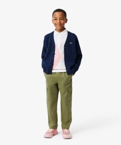 Lacoste Polos-Kids Contrast Argyle Mini Piqué Polo-PJ2475-51-lacoste store 2