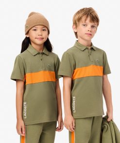 Lacoste Polos-Kids Contrast Band Petit Piqué Polo-PJ2479-51-locoste