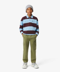 Lacoste Polos-Kids Striped Cotton Polo-PJ2500-51-lacoste usa 2