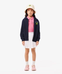 Lacoste Polos-Kids Scalloped Collar Mini Piqué Polo-PJ3594-51-lacoste near me 2