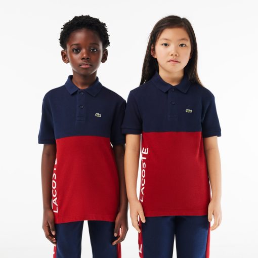 Lacoste Polos-Kids Colorblock Piqué Polo-PJ5294-51-locoste