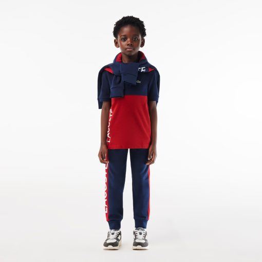 Lacoste Polos-Kids Colorblock Piqué Polo-PJ5294-51-locoste - Image 2