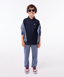 Lacoste Polos-Kids Long Sleeve Petit Piqué Polo-PJ8915-51-lacosta 2