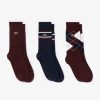 Lacoste Socks-Unisex 3-Pack Cotton Socks Gift Set-RA0131-51-lacoste usa 4