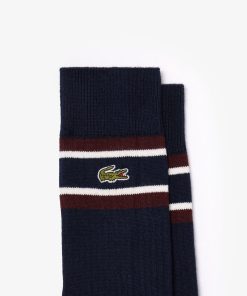 Lacoste Socks-Unisex 3-Pack Cotton Socks Gift Set-RA0131-51-la coste 2