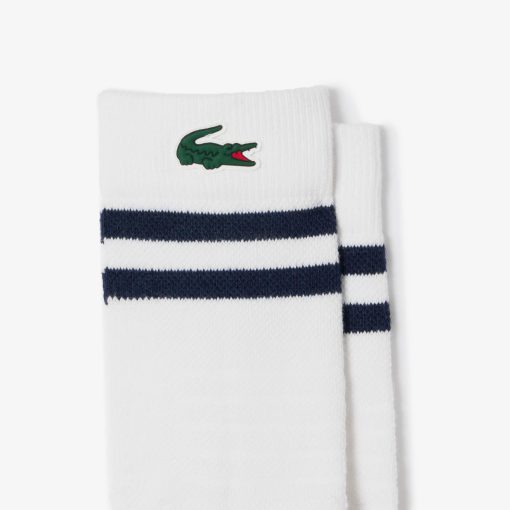 Lacoste Socks-Mens Lightweight Cotton Athletic Socks-RA1095-51-locoste - Image 2