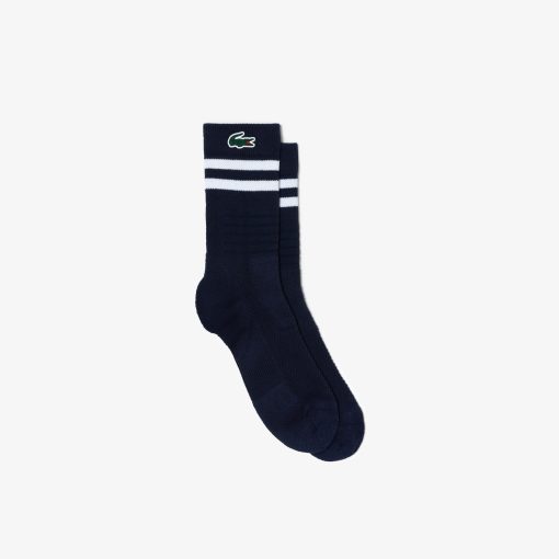 Lacoste Socks-Mens Lightweight Cotton Athletic Socks-RA1095-51-lacost