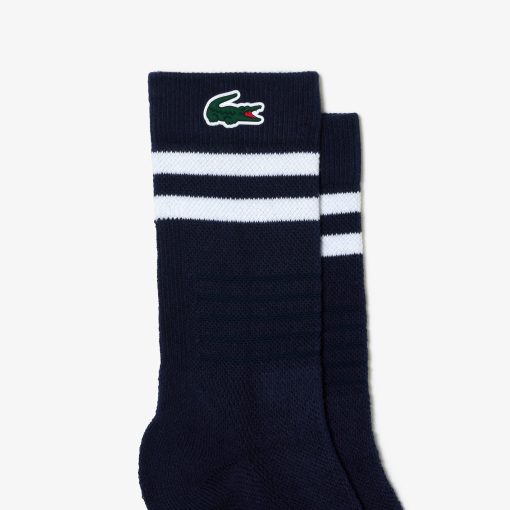 Lacoste Socks-Mens Lightweight Cotton Athletic Socks-RA1095-51-lacost - Image 2