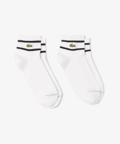 Lacoste Socks-Unisex 2-Pack Striped Socks-RA2932-51-lacoste us