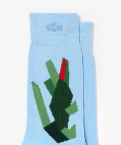 Lacoste Socks-Unisex 2-Pack Crocodile Socks-RA3148-51-lacoste france 2