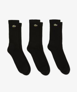 Lacoste Socks-Mens 3-Pack Sport Socks-RA4182-51-la coste