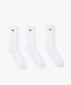 Lacoste Socks-Mens 3-Pack Sport Socks-RA4182-51-lacoste sale