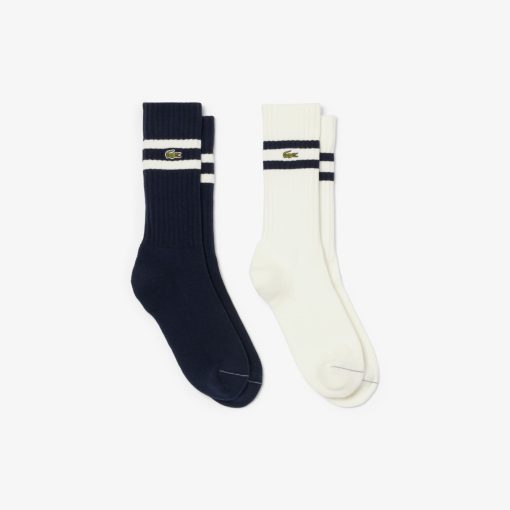 Lacoste Socks-Unisex Ribbed Cotton Socks-RA6842-51-lacoste factory outlet