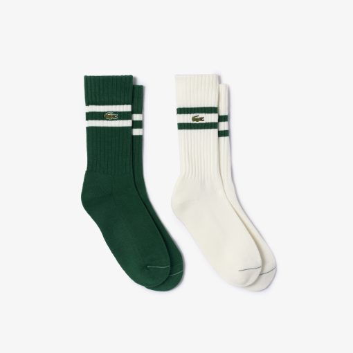 Lacoste Socks-Unisex Ribbed Cotton Socks-RA6842-51-lacoste cardigan