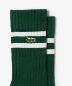 Lacoste Socks-Unisex Ribbed Cotton Socks-RA6842-51-lacosta 2