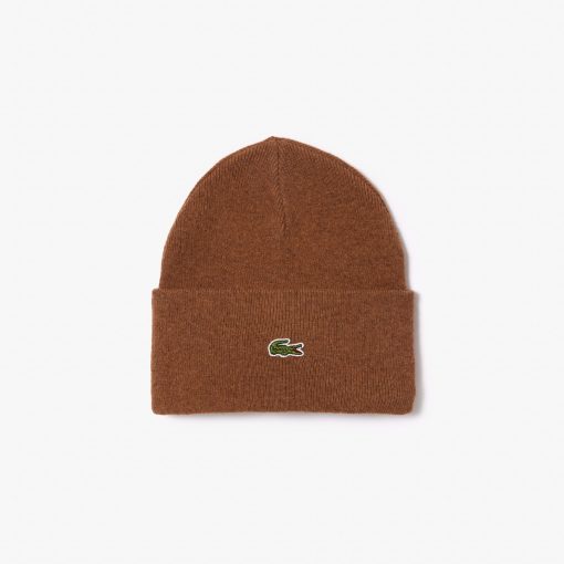 Lacoste Mens Cuffed Wool Beanie-RB9825-51-lacost