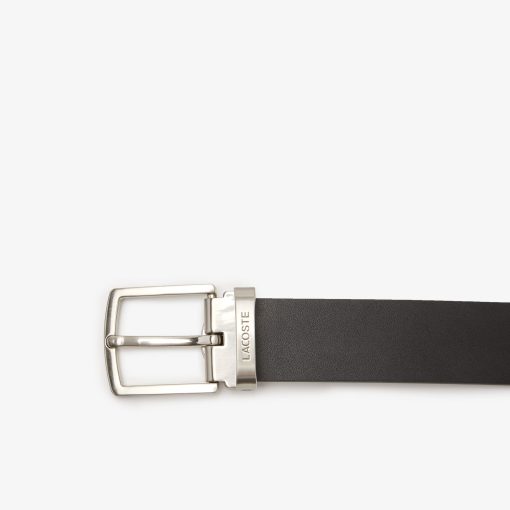 Lacoste Belts-Mens Smooth Leather Belt and Buckle Gift Set-RC4060-lacoste cardigan - Image 2