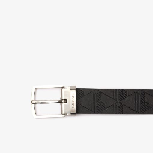 Lacoste Belts-Mens Smooth Leather Belt and Buckle Gift Set-RC4081-locoste - Image 2