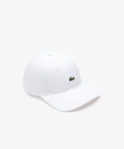 Lacoste Caps & Hats-Unisex Cotton Twill Cap-RK0491-51-lacoste factory outlet