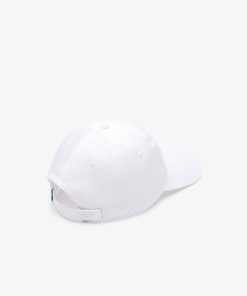 Lacoste Caps & Hats-Unisex Cotton Twill Cap-RK0491-51-lacoste factory outlet 2