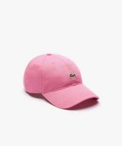 Lacoste Caps & Hats-Unisex Cotton Twill Cap-RK0491-51-lacoste factory outlet