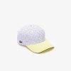 Lacoste Caps & Hats-Unisex Organic Cotton Checkered Cap-RK1494-51-lacost 3