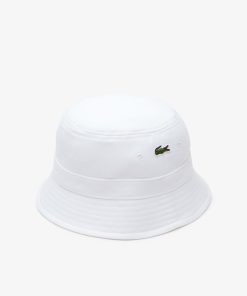 Lacoste Caps & Hats-Unisex Piqué Bucket Hat-RK2056-51-lacosta