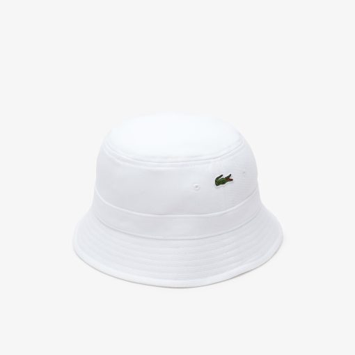 Lacoste Caps & Hats-Unisex Piqué Bucket Hat-RK2056-51-lacosta