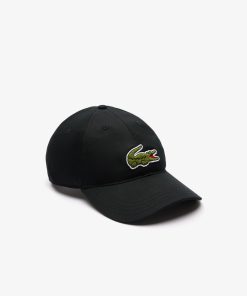 Lacoste Caps & Hats-Unisex Crocodile Badge Cotton Twill Cap-RK3186-51-locoste