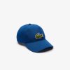 Lacoste Caps & Hats-Unisex Crocodile Badge Cotton Twill Cap-RK3186-51-lacoste near me 4