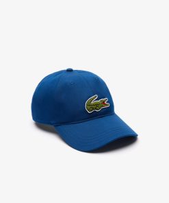 Lacoste Caps & Hats-Unisex Crocodile Badge Cotton Twill Cap-RK3186-51-lacoste sale