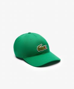 Lacoste Caps & Hats-Unisex Crocodile Badge Cotton Twill Cap-RK3186-51-lacoste factory outlet