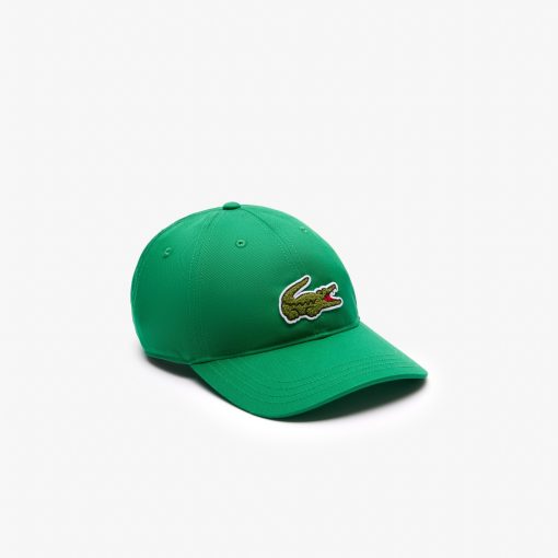 Lacoste Caps & Hats-Unisex Crocodile Badge Cotton Twill Cap-RK3186-51-lacoste factory outlet