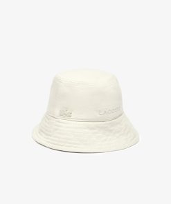 Lacoste Hats-Womens Natural Dyed Denim Bucket Hat-RK6701-51-lacoste near me