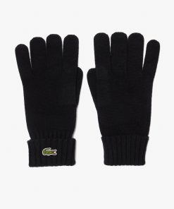 Lacoste Scarves & Gloves-Unisex Wool Jersey Gloves-RV0452-51-lacoste near me