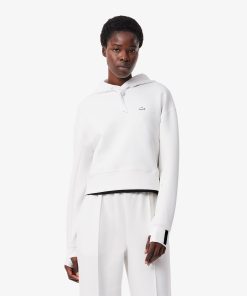 Lacoste Sweaters & Sweatshirts-Womens Cotton Hoodie-SF0281-51-lacosta