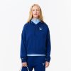 Lacoste Sweaters & Sweatshirts-Womens Fleece Logo Hoodie-SF2649-51-lacoste us 3